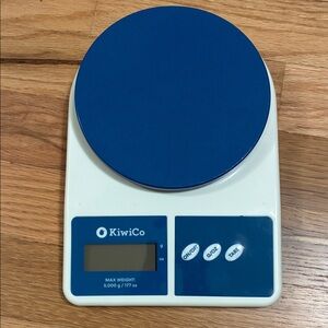 KiwiCo Blue and White Kids Scale